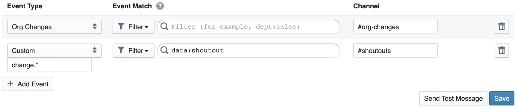 slack notifier setup